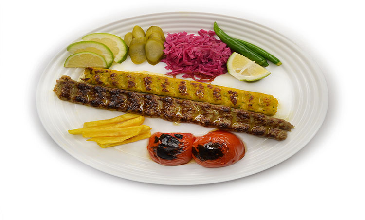 خوراک کباب مخلوط