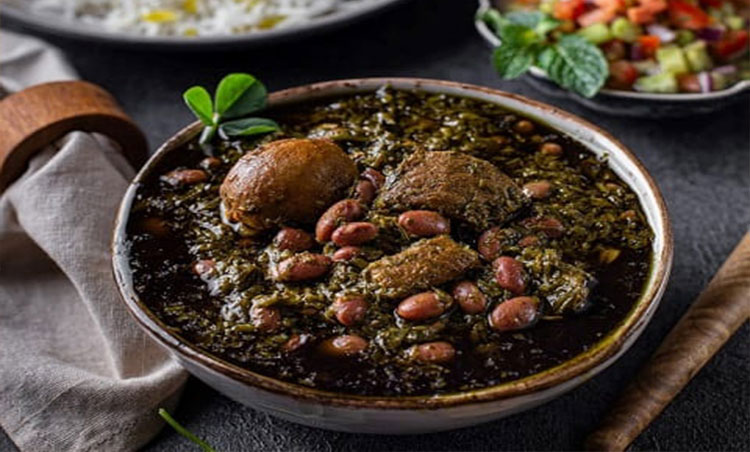 خورشت خالی قرمه سبزی